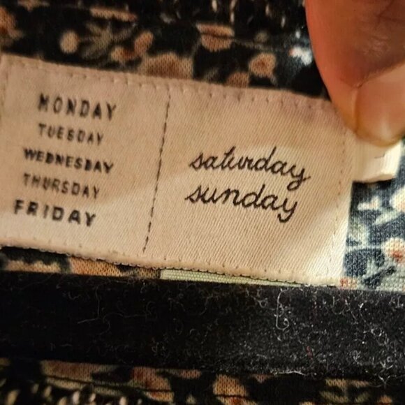 Anthropologie Saturday Sunday Tweed Marled Long Sleeve Moto Jacket Zip Up Large - Picture 6 of 7